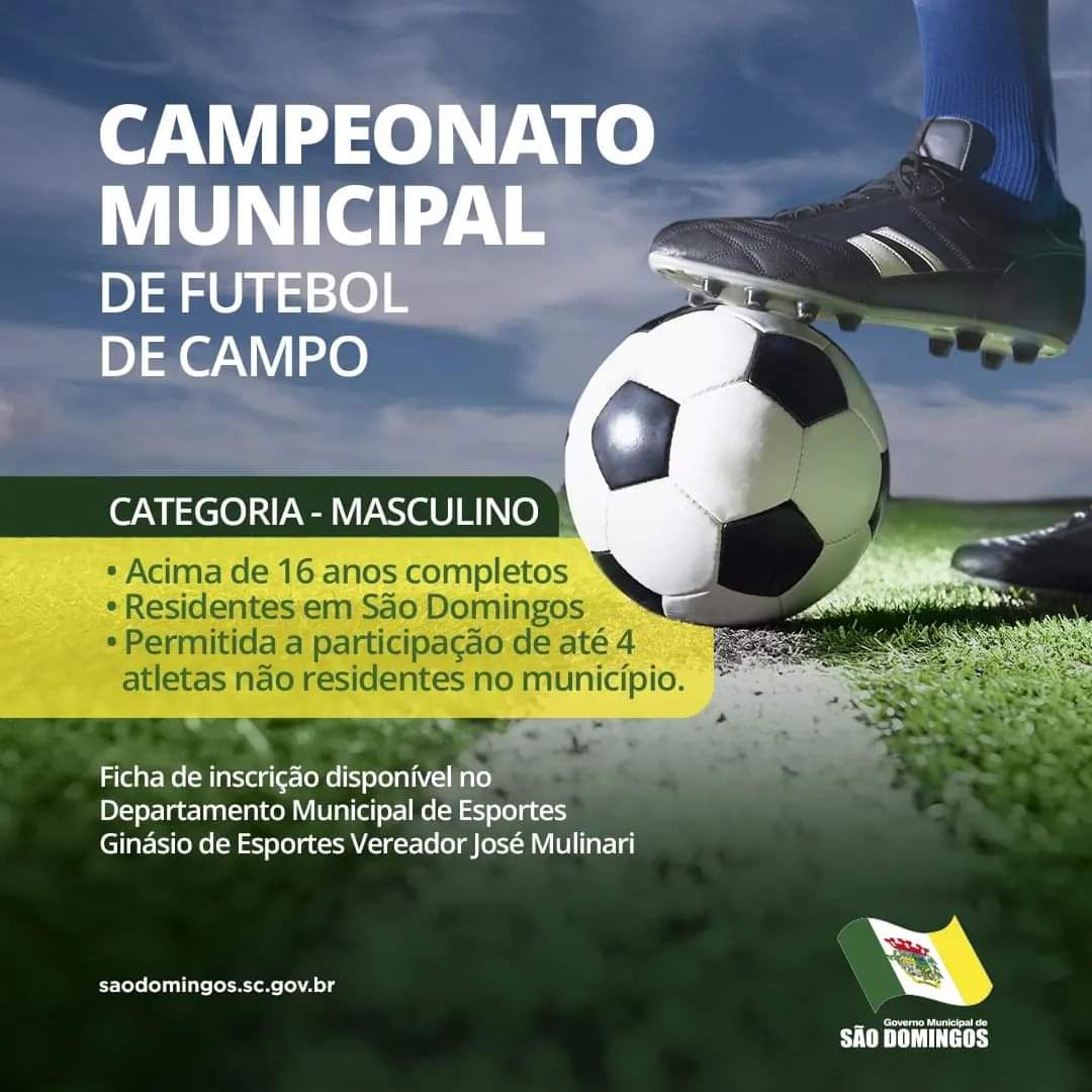 Secretaria de Esporte realiza Campeonato Municipal de Futebol 2022